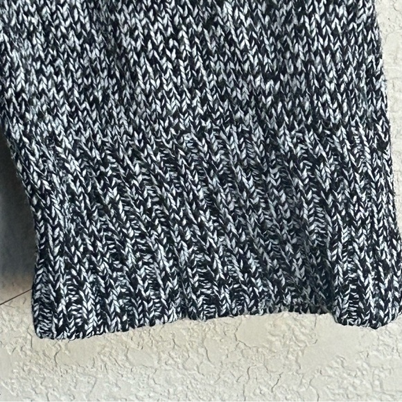 London Times Women’s Gray Marled Knit Cowl Neck Sweater Dress Size Large - Picture 6 of 7